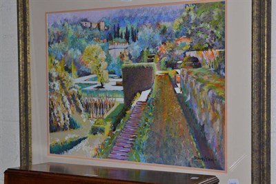 Lot 470 - Tony Brummell-Smith ";Gardens of the Alhambra"