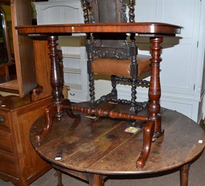 Lot 509 - A Victorian mahogany window table