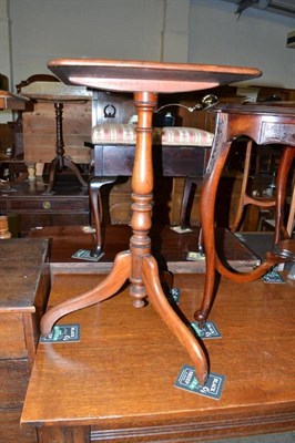 Lot 538 - 19th century mahogany occasional table