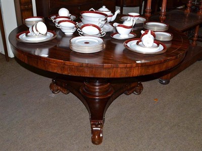 Lot 547 - Rosewood breakfast table