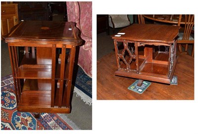 Lot 586 - Two revolving bookcases