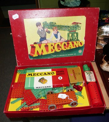 Lot 6 - Box of Meccano