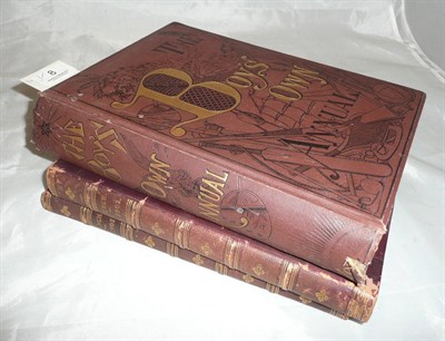 Lot 8 - Boys Own annual and two leather-bound volumes of Punch