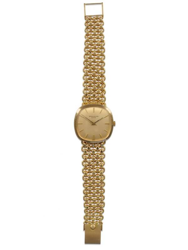 Lot 263 - A Good 18ct Gold Wristwatch, signed Patek Philippe, Geneve, ref: 3544/2, circa 1970, (calibre...