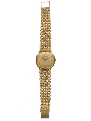 Lot 263 - A Good 18ct Gold Wristwatch, signed Patek Philippe, Geneve, ref: 3544/2, circa 1970, (calibre...