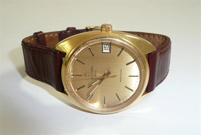 Lot 56 - An electronic wristwatch signed Eterna, case stamped '18k'