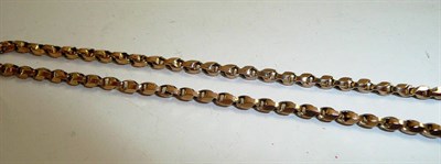 Lot 82 - A guard chain with applied plaque '9C'