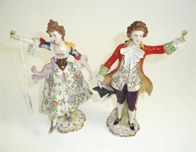 Lot 99 - Two Dresden figures