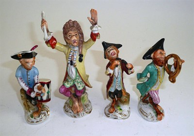 Lot 108 - Four Continental figures