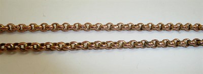 Lot 248 - An adapted guard chain with applied plaque '9C'