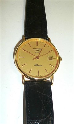 Lot 252 - A Longines watch