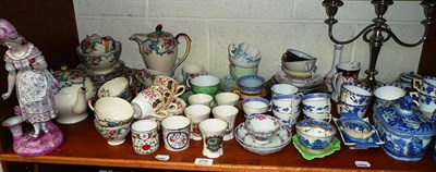 Lot 279 - 18th, 19th and 20th century cups and saucers and decorative ceramics etc.