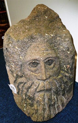 Lot 439 - Stone man with beard