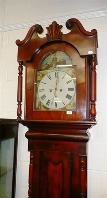 Lot 505 - A Victorian mahogany eight day long case clock, the enamel dial signed J Swinburn, Durham