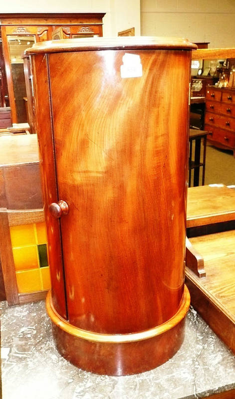 Lot 559 - A Victorian mahogany cylinder pot cupboard