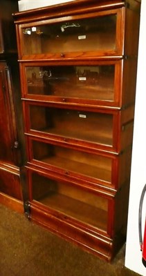 Lot 645 - A Globe Wernicke five section book case