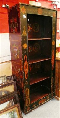 Lot 714 - Indian painted cabinet