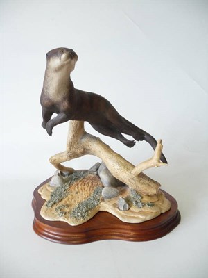 Lot 1014 - Border Fine Arts Otter 'Lord of the River', model No. L85 by Elizabeth Waugh, Ltd. edition...