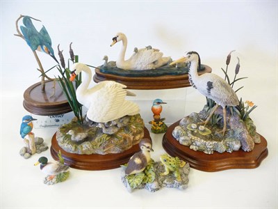 Lot 1016 - Border Fine Arts Heron 'Patience', model No. L123 by David Walton, Ltd. edition No. 756/950, 20.3cm