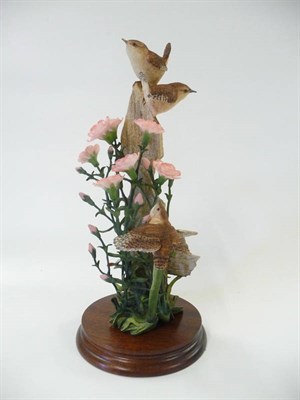 Lot 1019 - Border Fine Arts 'Wren Family', model No. BO899 by David Mayer, Ltd. edition No. 80/500, 33.6cm...