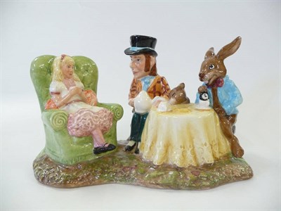 Lot 1089 - Royal Doulton Beswick Ware 'Mad Hatter's Tea Party', model No. LC1, Ltd. edition No. 944/1998