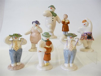 Lot 1090 - Royal Doulton The Snowman Collection 'James', model No. DS1; 'The Snowman', No. DS2; 'Stylish...