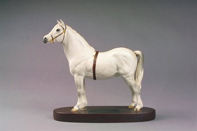 Lot 1102 - Beswick Welsh Mountain Pony Stallion 'Gredington Simwnt', model No. 2541A, light grey matt pony...