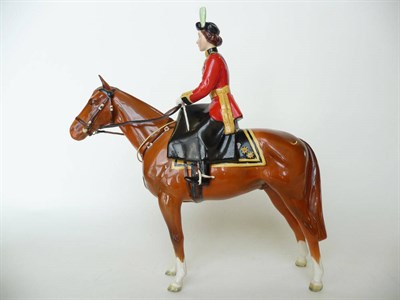 Lot 1147 - Beswick H.R.H. Queen Elizabeth II on Imperial, model No. 1546, chestnut horse, gloss, 26.7cm...