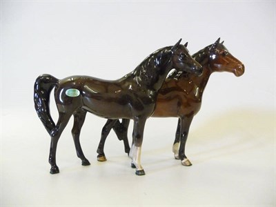 Lot 1173 - Beswick New Forest Pony 'Jonathen 3rd' first version, model No. 1646, bay gloss, 17.8cm high...