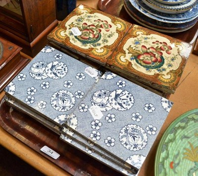 Lot 34 - Collection of tiles