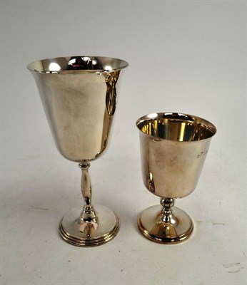 Lot 51 - Two silver cups