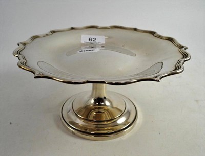 Lot 62 - A silver pedestal dish