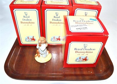 Lot 151 - Ten Royal Doulton Bunnykins figures, boxed