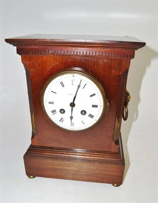 Lot 179 - A mahogany mantel clock by Maple and Co
