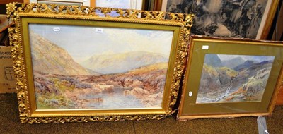 Lot 365 - Watercolour by Fred Tucker and a watercolour by F W Haslehurst