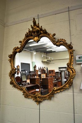 Lot 393 - Gilt mirror