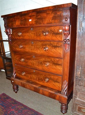 Lot 398 - Victorian mahogany Scottish chest