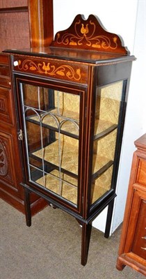 Lot 403 - Mahogany display cabinet