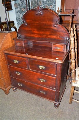 Lot 414 - Mahogany chiffonier