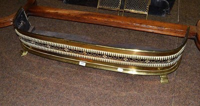 Lot 449 - Brass fender