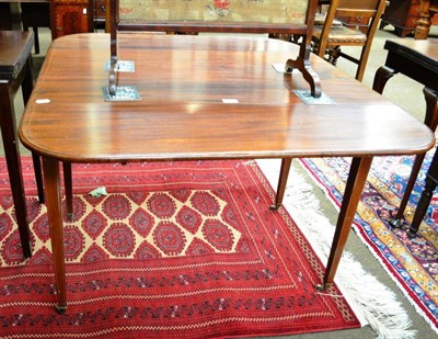 Lot 489 - A 19th century mahogany Pembroke table on square tapering legs