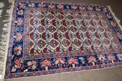 Lot 495 - A Kashmir wool and silk rug