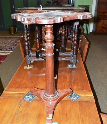 Lot 501 - A mahogany occasional table