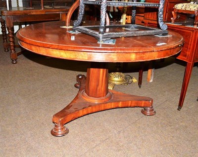 Lot 510 - A Victorian mahogany circular breakfast table