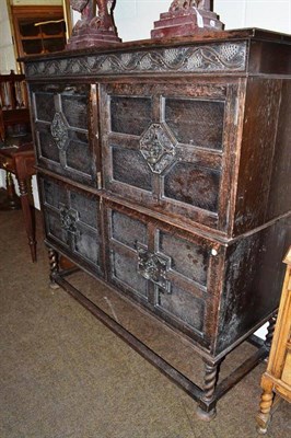 Lot 533 - Early 20th century Jacobean-style cupboard