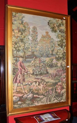 Lot 697 - A machine woven tapestry panel