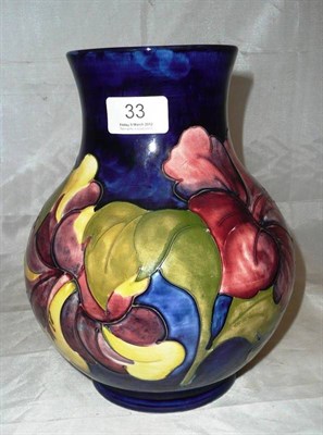 Lot 33 - Walter Moorcroft hibiscus vase