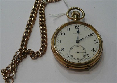 Lot 96 - 9ct gold chain and rolled gold watch (link separate)