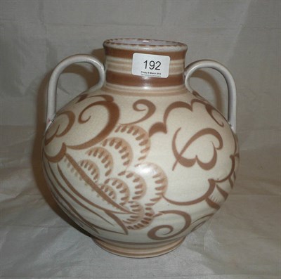 Lot 192 - A Poole pottery vase