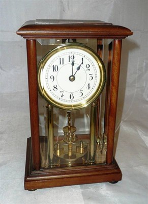 Lot 206 - A four glass anniversary clock